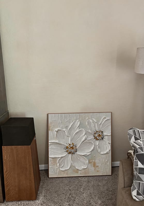 Customer photo review of Flower & Tree Textured Abstract Wall Art #SF017