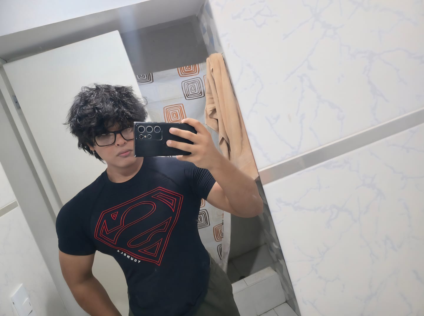 Customer photo review of 4117 - Superman Compression Tees - May 19th