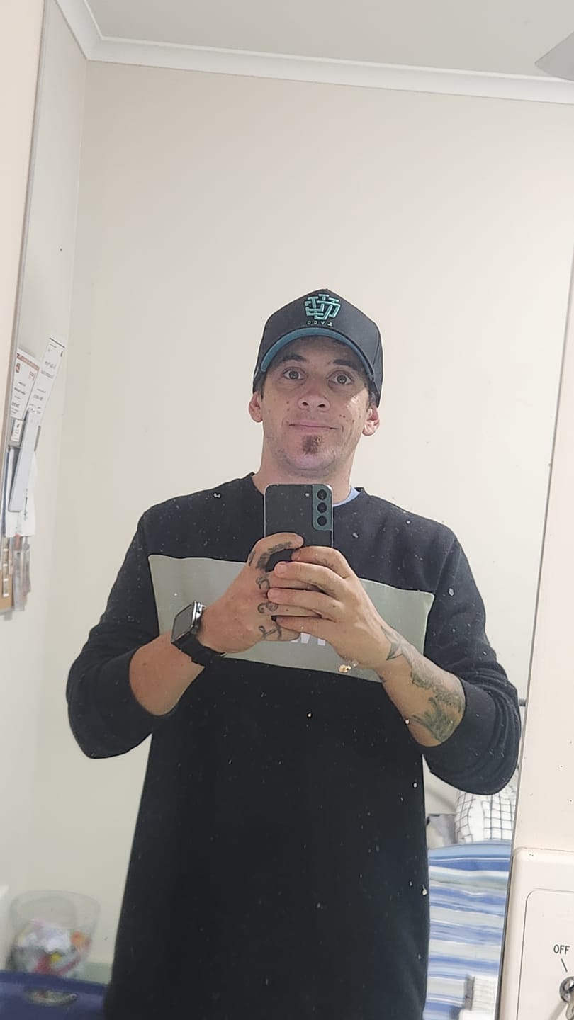 Customer photo review of CLASSIC FIT Midnight Mint A-Frame Snapback