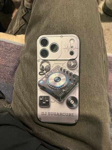 Customer photo review of DJ Controller - Personalized Full Print Phone Case