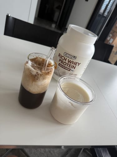 Customer photo review of RICH WHEY PROTEIN