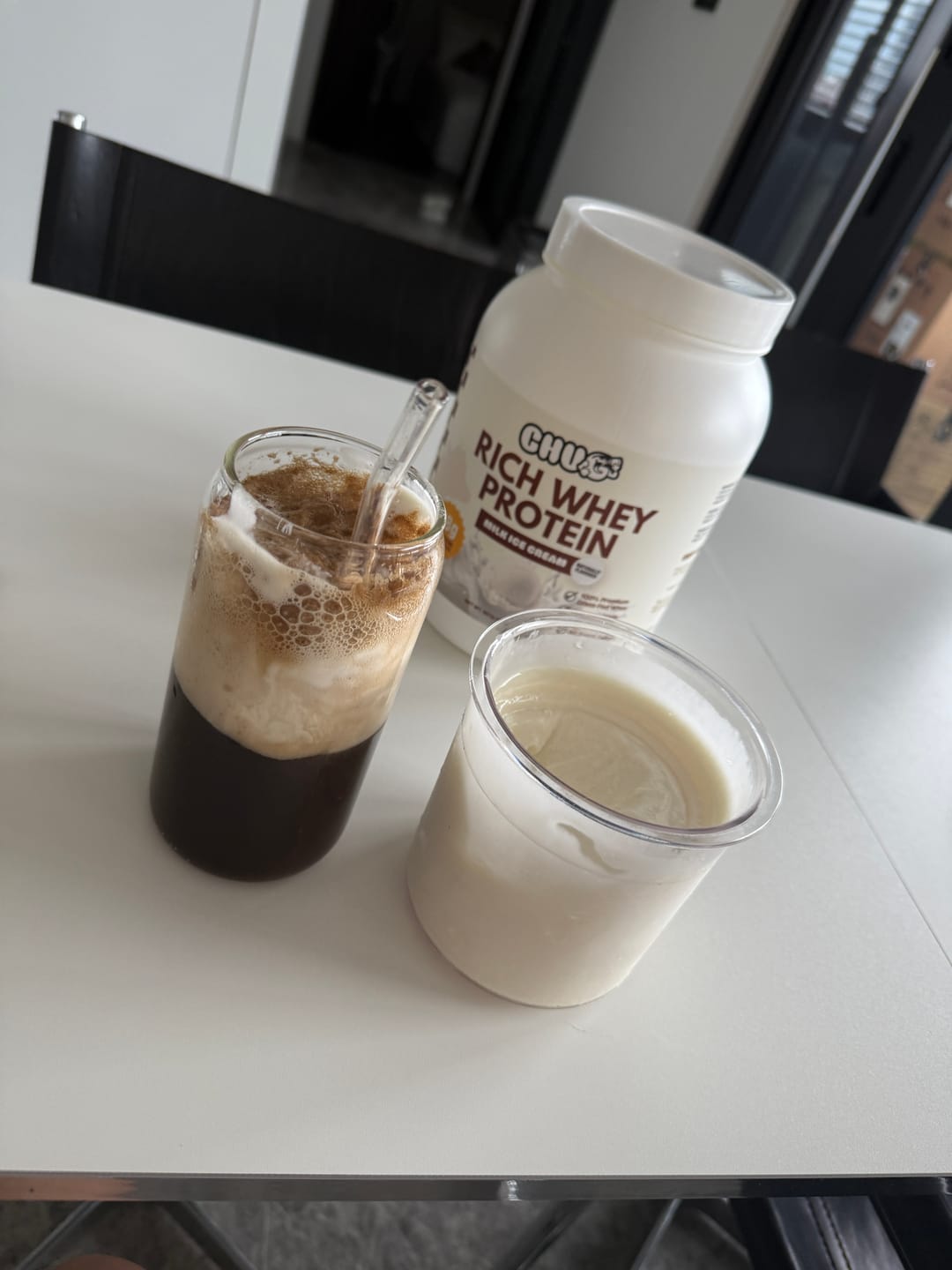 Customer photo review of RICH WHEY PROTEIN