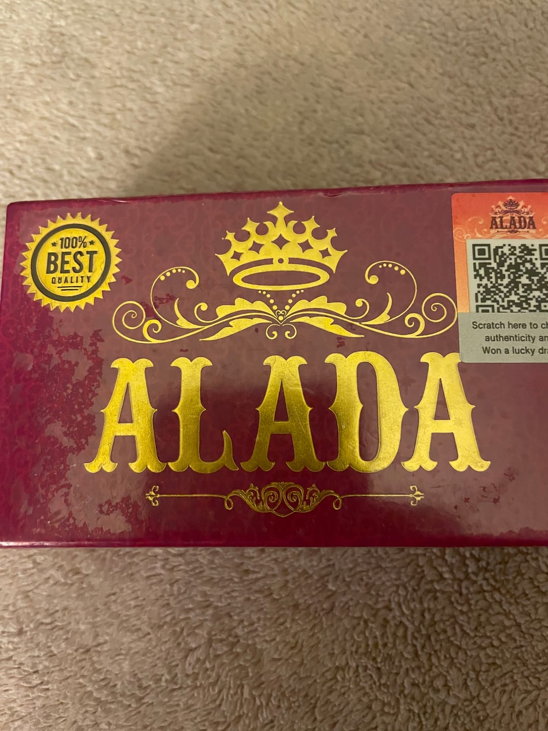 Customer photo review of Alada Brightening Soap | Clear, Smooth and Glowing Skin