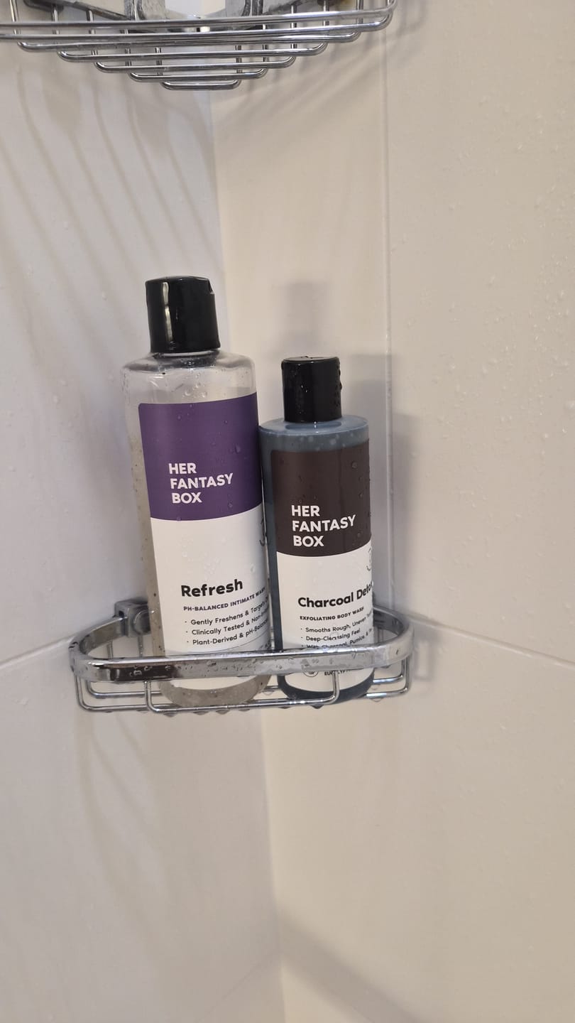 Customer photo review of Refresh Plant Based Intimate Body Wash for Women - pH Balancing