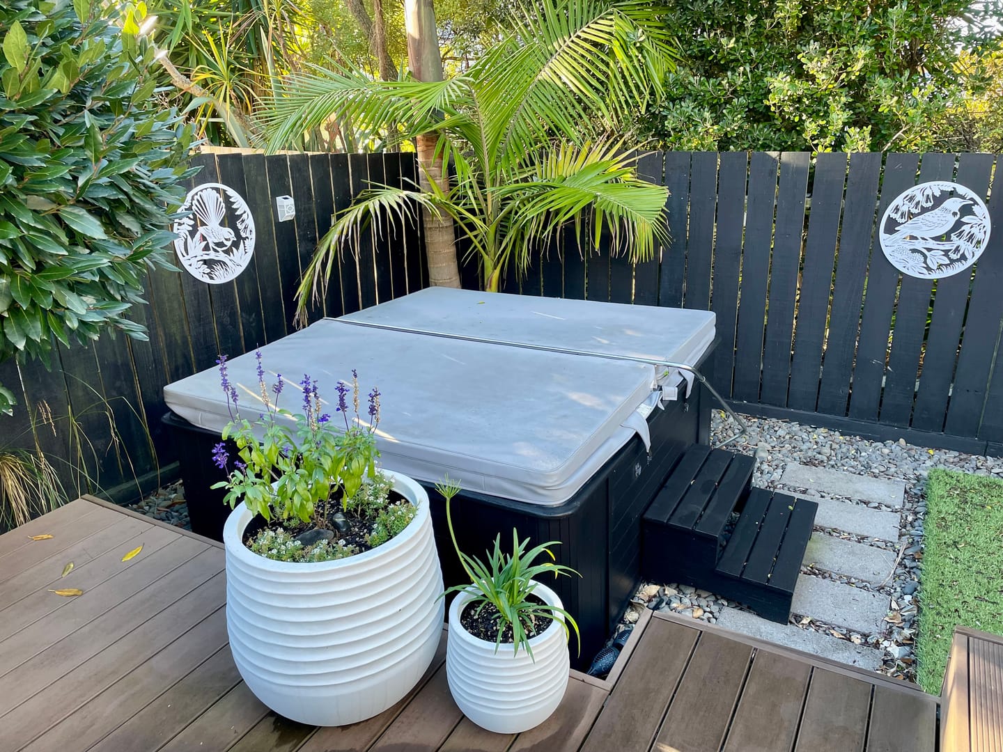 Customer photo review of Garden Pīwakawaka Wall Art