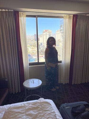 Customer photo review of "Rangi" Tye Die Oversized Pants