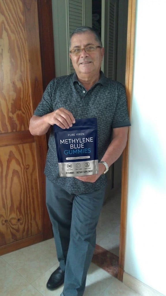 Customer photo review of Gomitas de azul de metileno