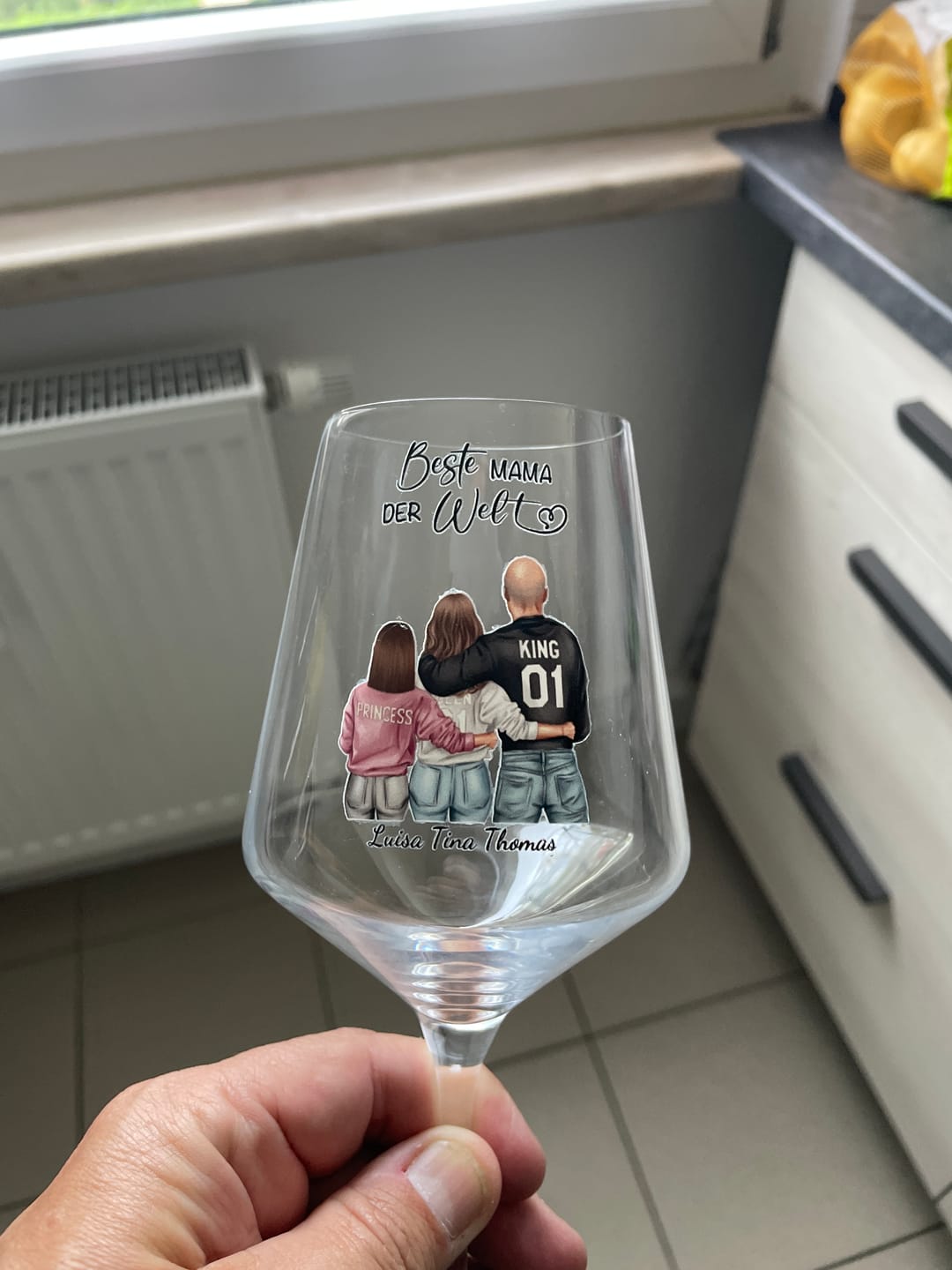 Customer photo review of Weinglas - Geschenkverpackung