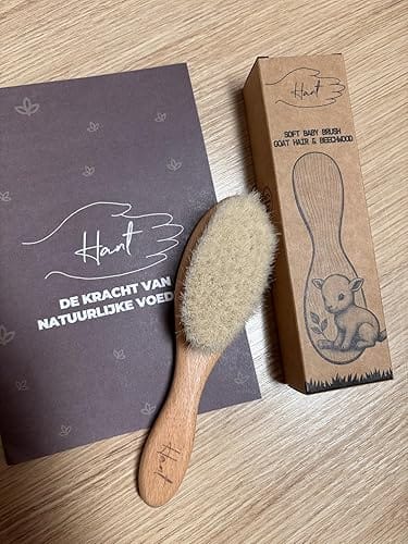 Customer photo review of Haarborstel Baby Zacht – 100% natuurlijk geitenhaar & beukenhout – Hypoallergeen