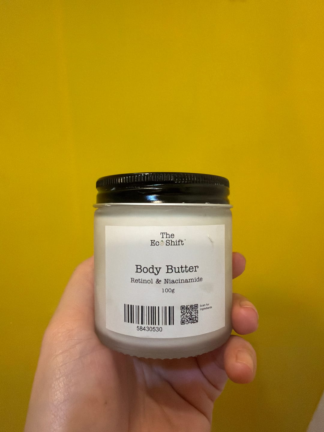 Customer photo review of Advanced Body Butter with Retinol & Niacinamide 100g