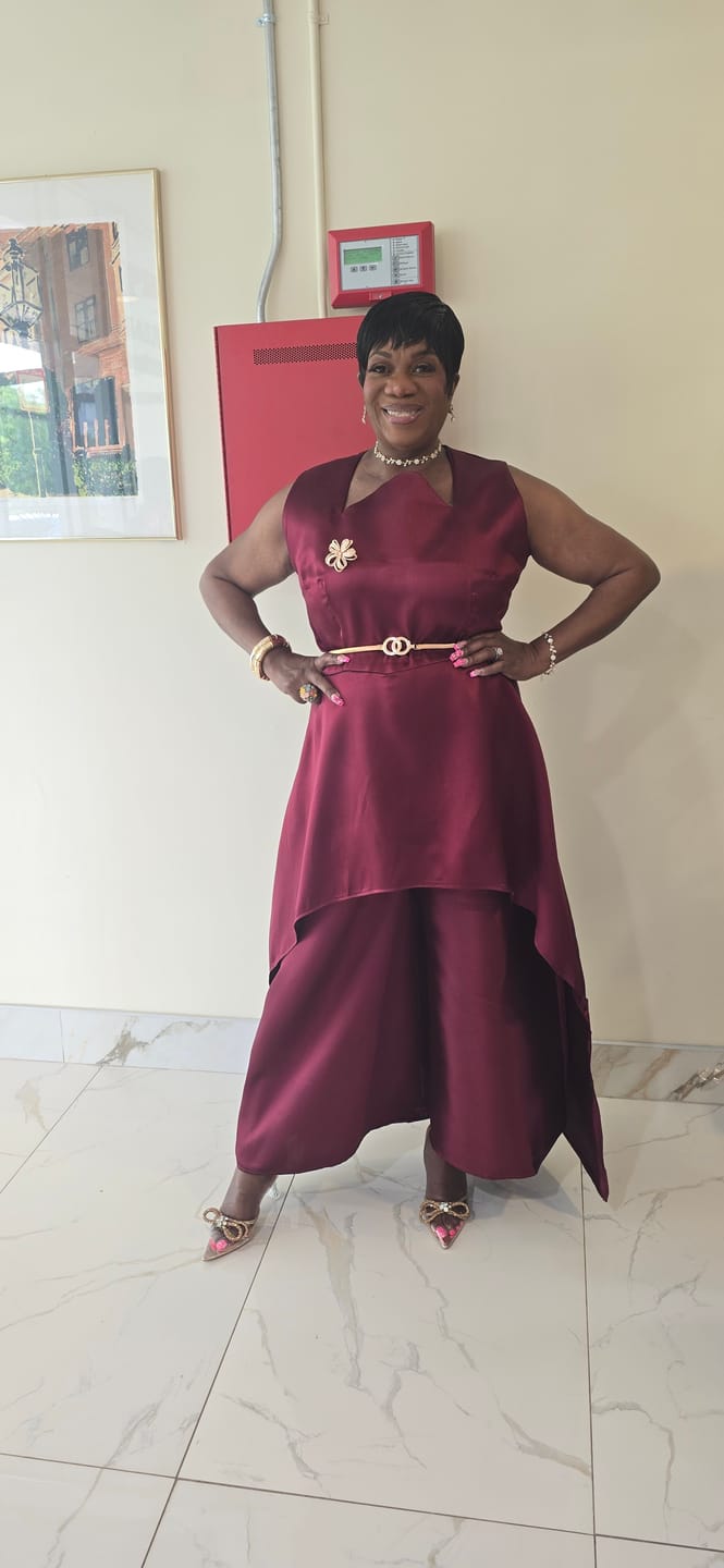 Customer photo review of Elizabeth Majesté Jumpsuit