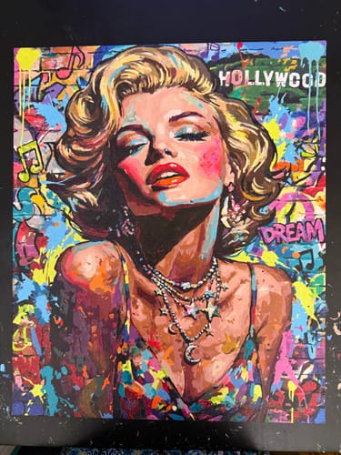 Customer photo review of Hollywood Pop Icon Woman (80 Colors)