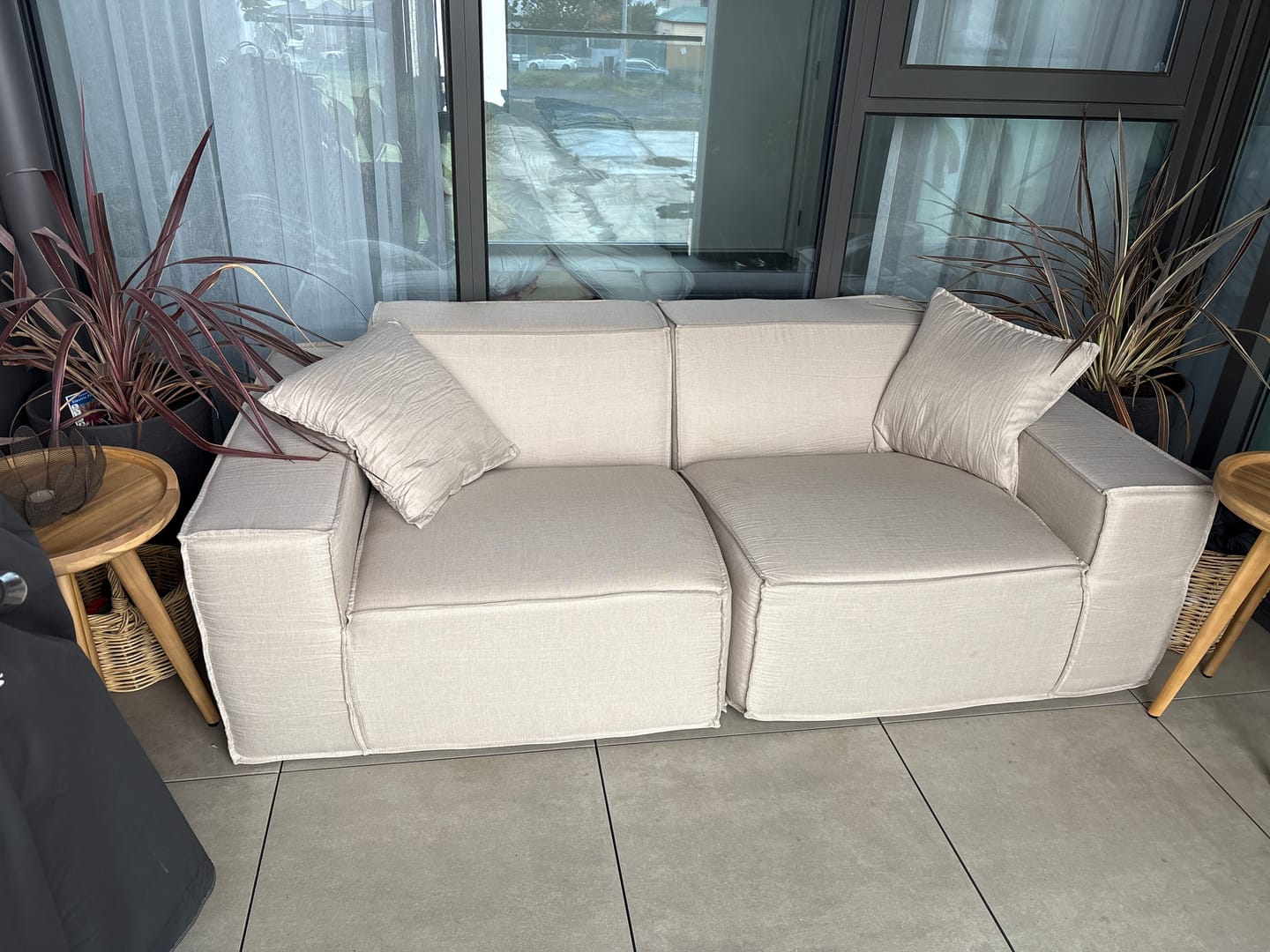 Customer photo review of M1 Outdoor Loveseat Sofa