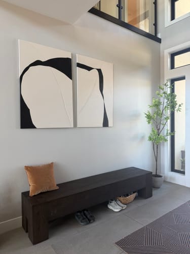Customer review photo for Abstract Painting Set Of 2 #SP116