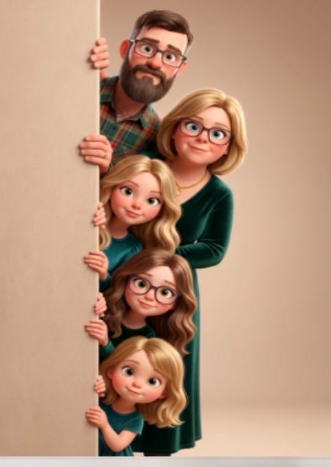 Customer photo review of Personalisierte Leinwand - Animiert hinter der Wand