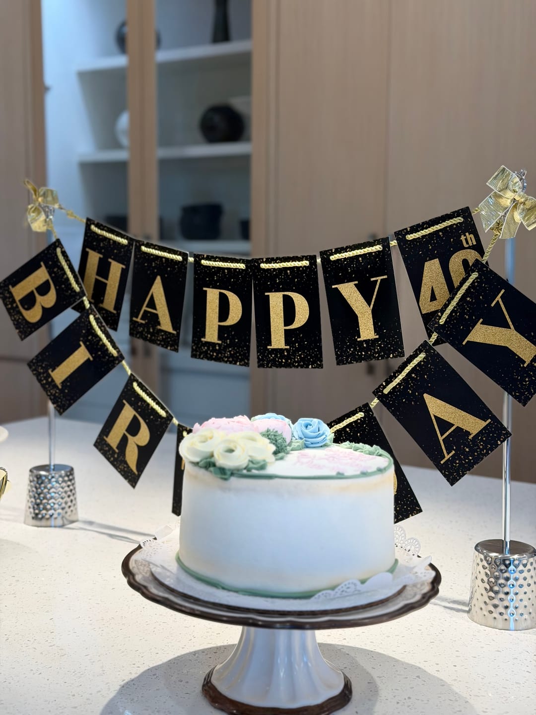 Customer photo review of Milestone Birthday Banner-21st, 30th, 40th, 50th, 60th, 70th, 80th, 90th Birthday