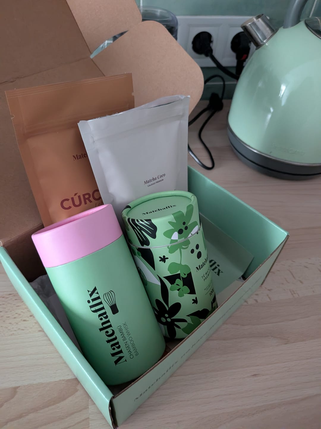 Customer photo review of Té Matcha Premium Coco