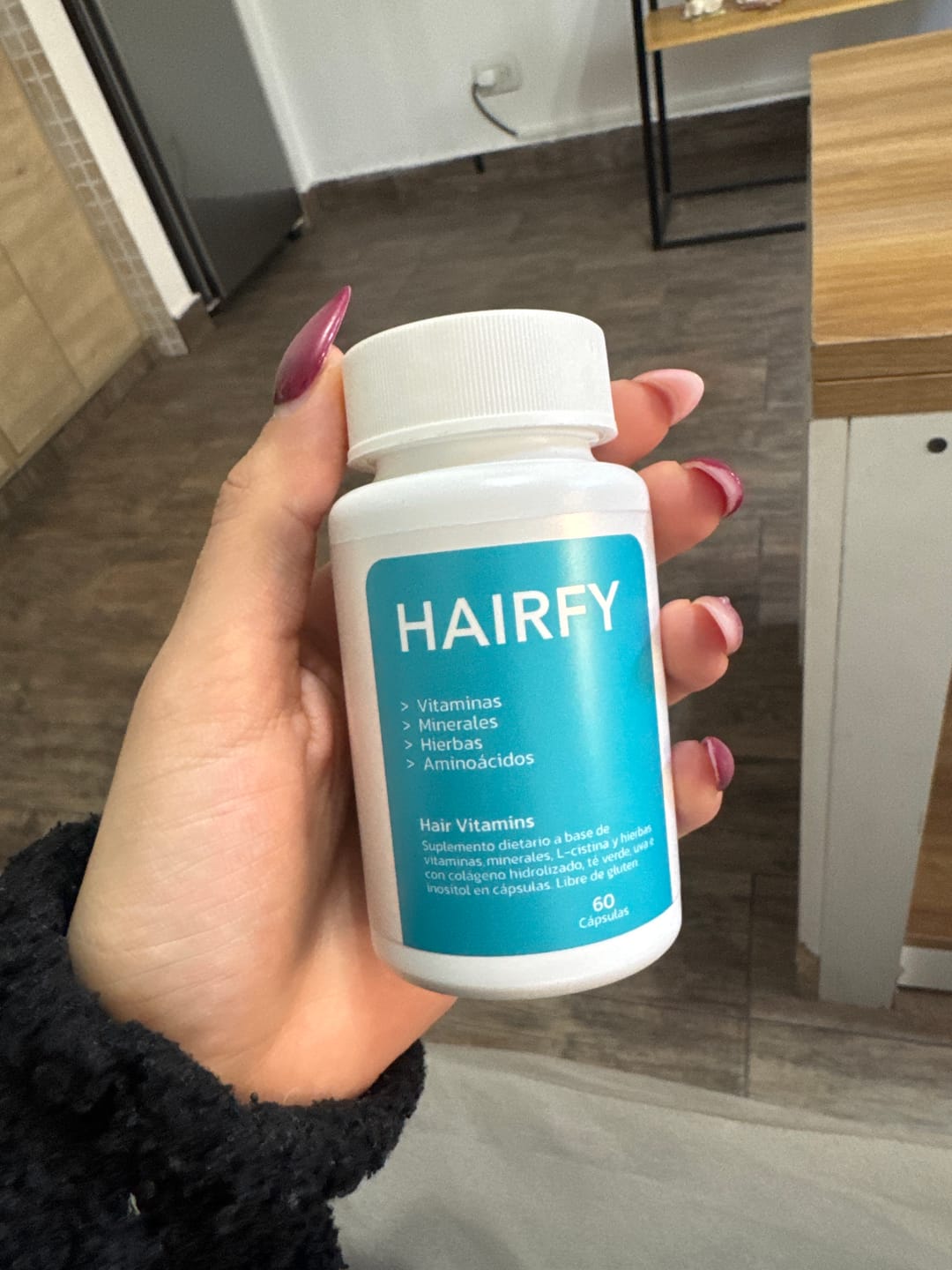 Customer photo review of Vitaminas Hairfy