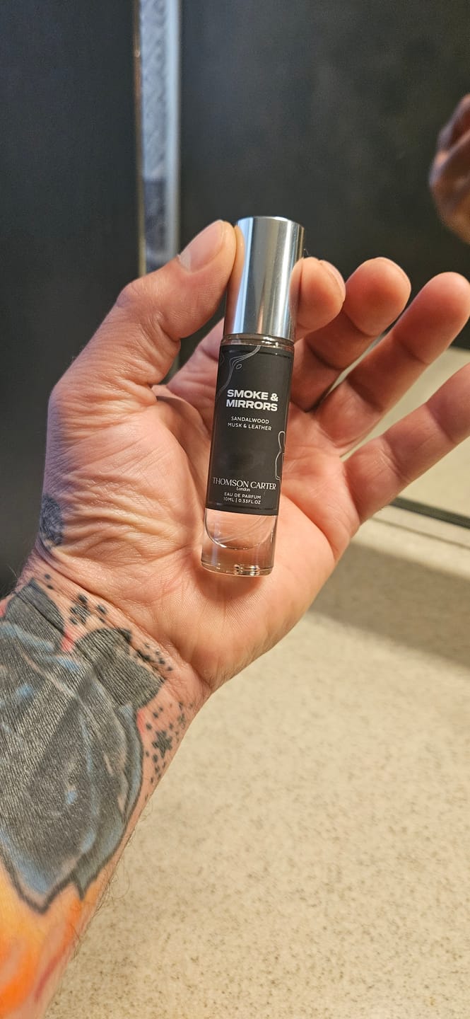 Customer photo review of Smoke & Mirrors | Eau de Parfum