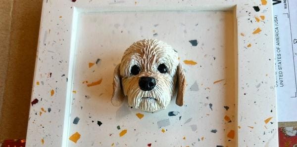 Customer photo review of Personalized Custom Pet Keychain/Magnet