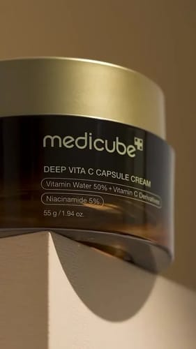 Customer photo review of Medicube Deep Vita C Capsule Cream - 55G