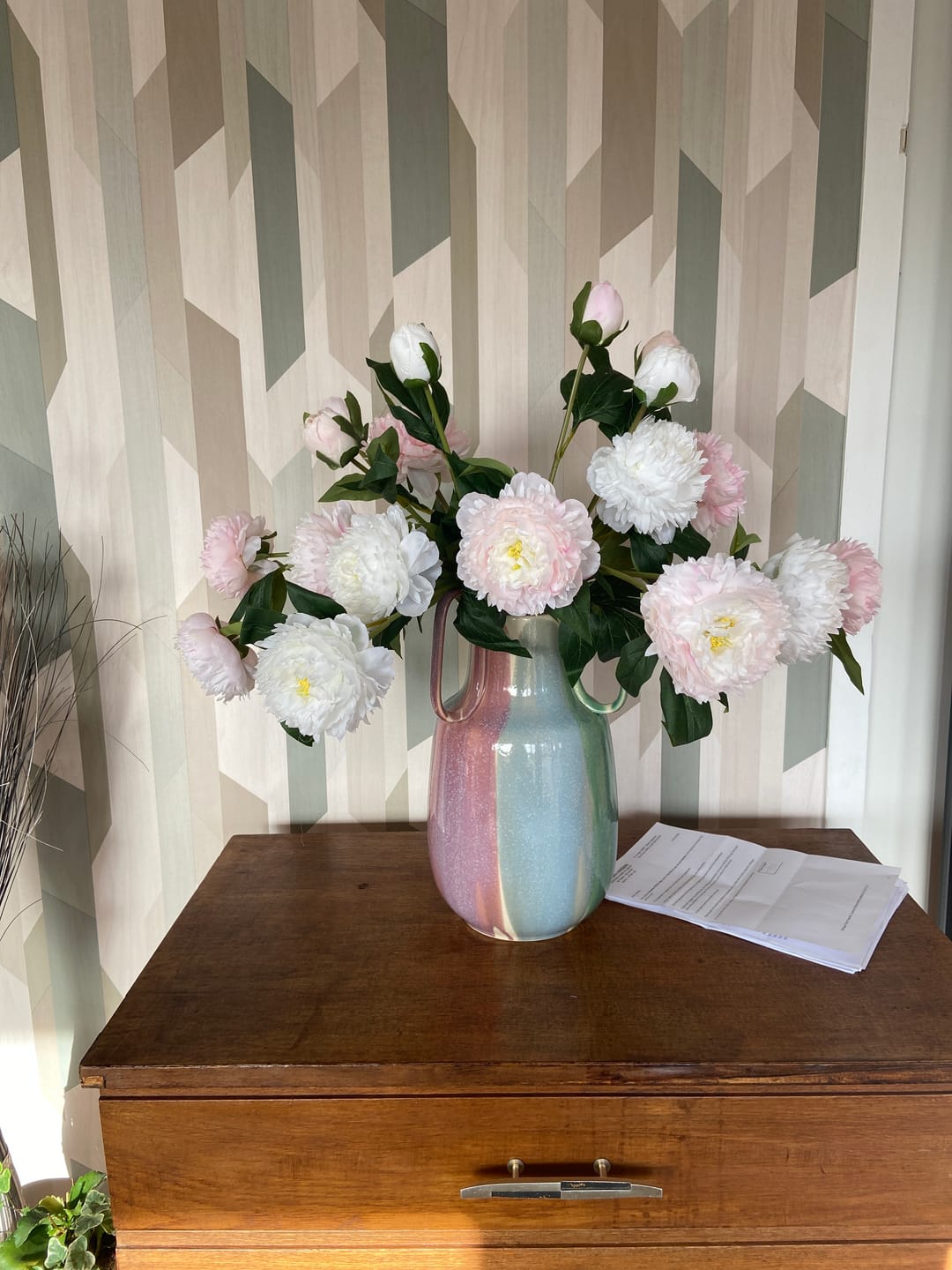 Customer photo review of Pivoines - Mélange (6 tiges / 18 têtes de fleurs)