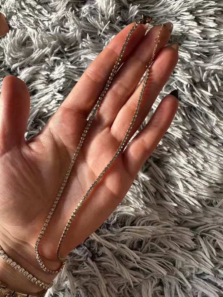 Customer photo review of Amira Crystal Choker