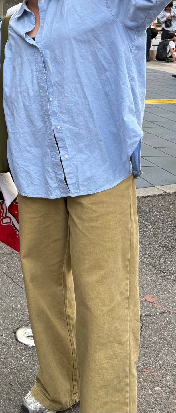 Customer photo review of Aelfric Eden Belted Baggy Pants