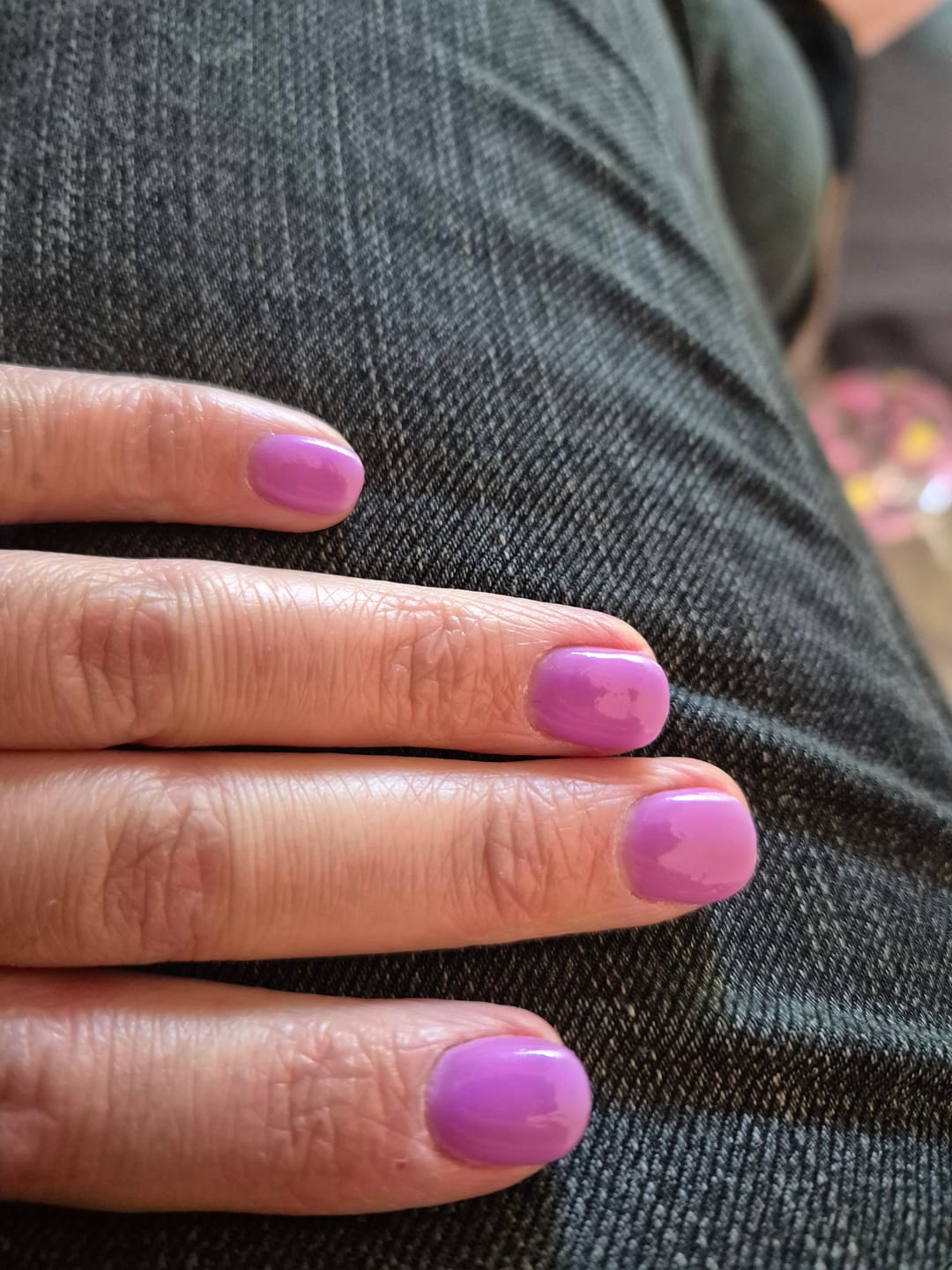 Customer photo review of Fandango Pink Dipping Powder