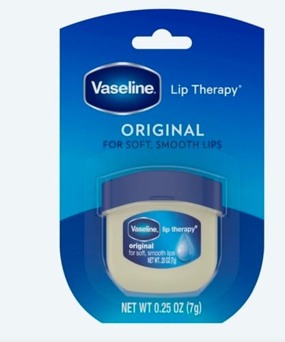 مراجعة بالصور من عميل لمنتج Vaseline Lip Therapy Original - Moisturizing Lip Balm Tub, 7g / 0.25oz
