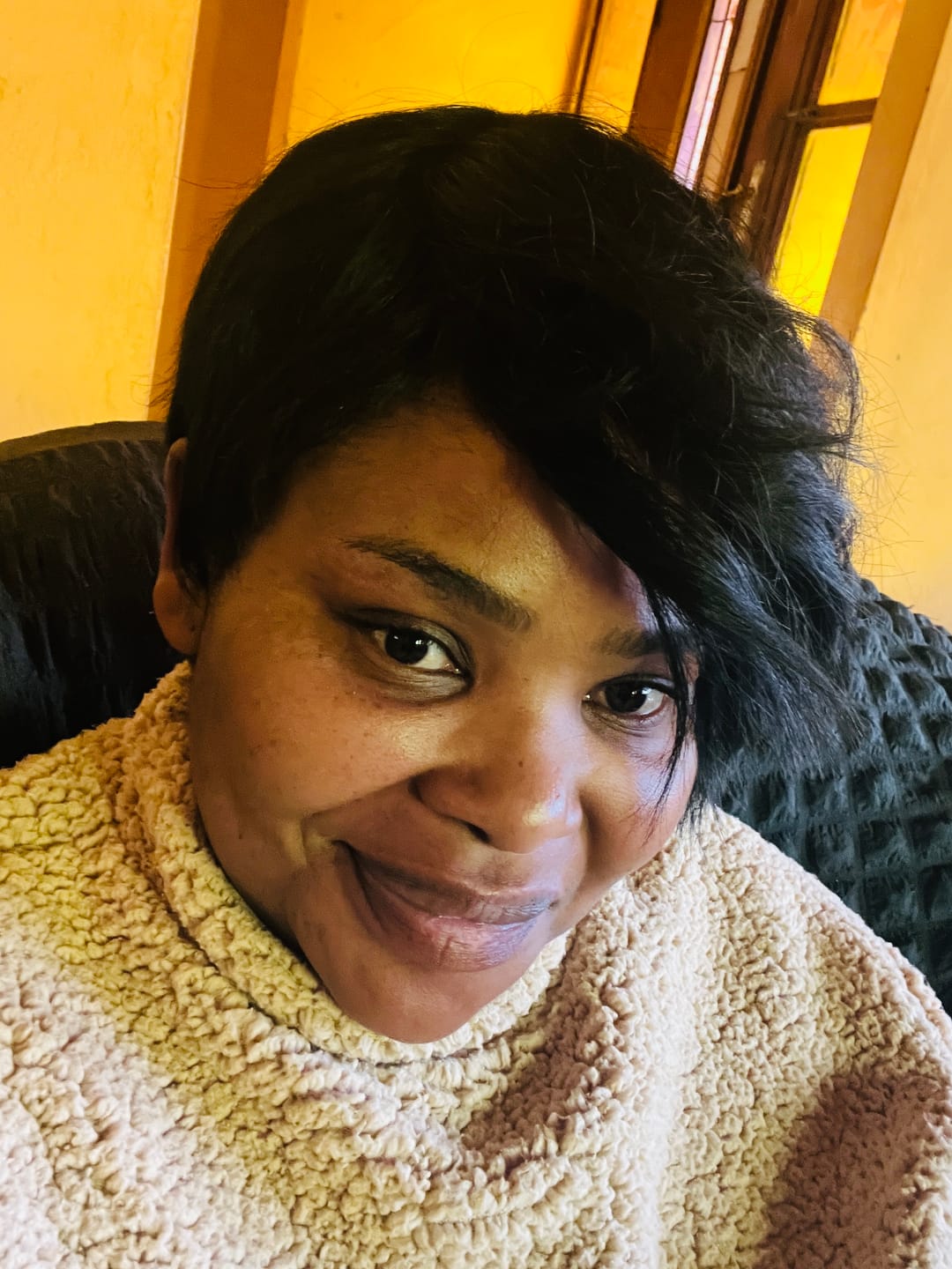 Customer photo review of Brazilian Pixie Wig - Straight