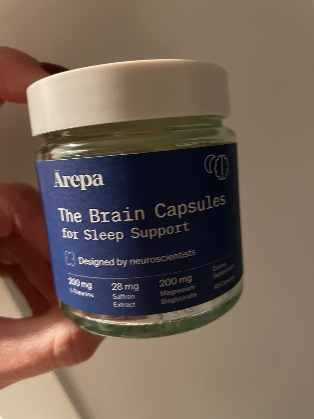 Customer photo review of The Brain Capsules for Sleep Support