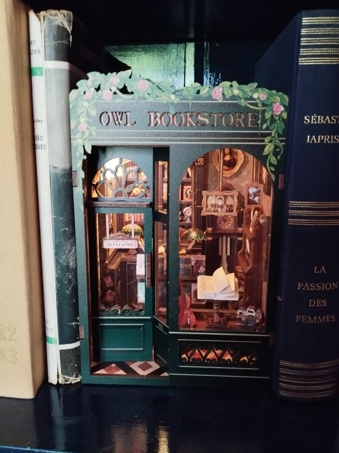 Customer photo review of Book Nook Owl Bookstore
