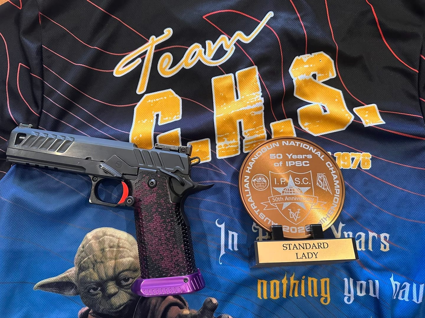 Customer photo review of STI 2011 Aluminium Magwell | IPSC/USPSA Limited