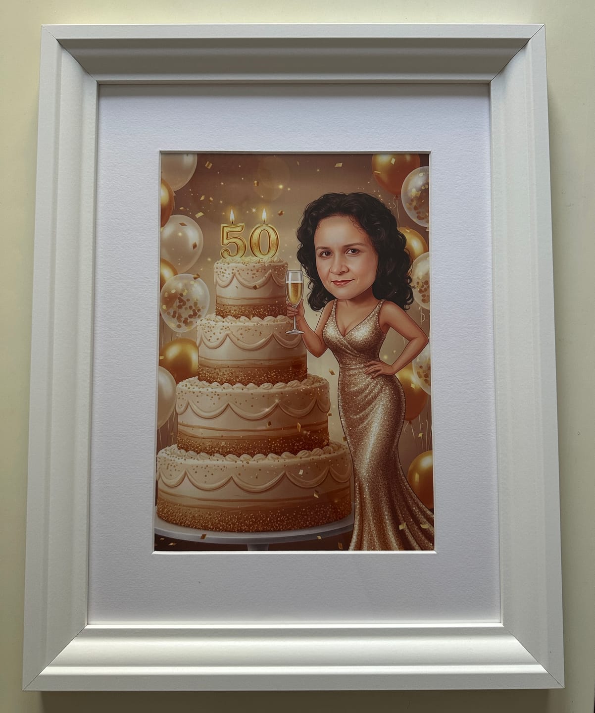 Customer photo review of Karykatura ze zdjęcia – Urodzinowa #9