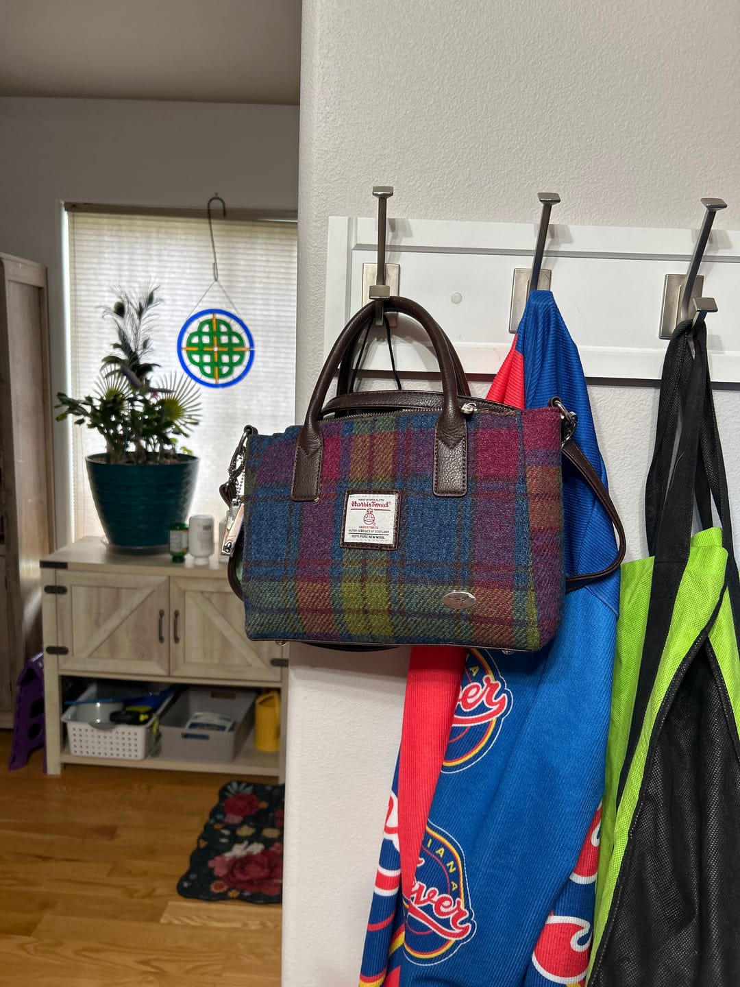 Customer photo review of Harris Tweed Small Tote Bag with Shoulder Strap