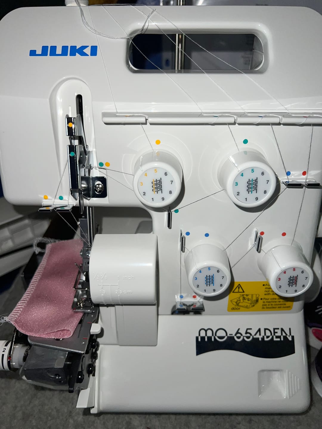 Customer photo review of Juki MO-654DE Serger