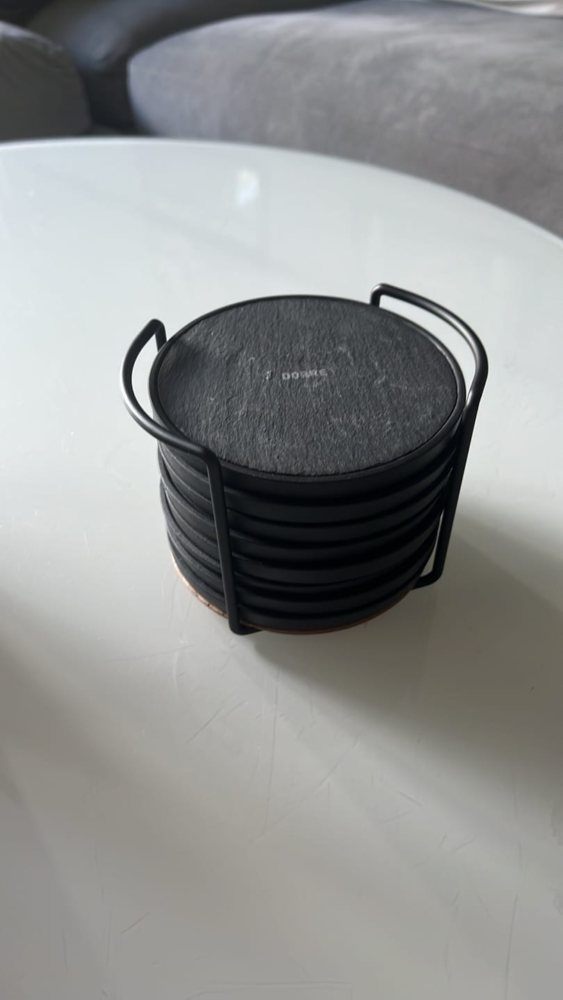 Customer photo review of Dorre Greta Glasunderlägg, 8-pack
