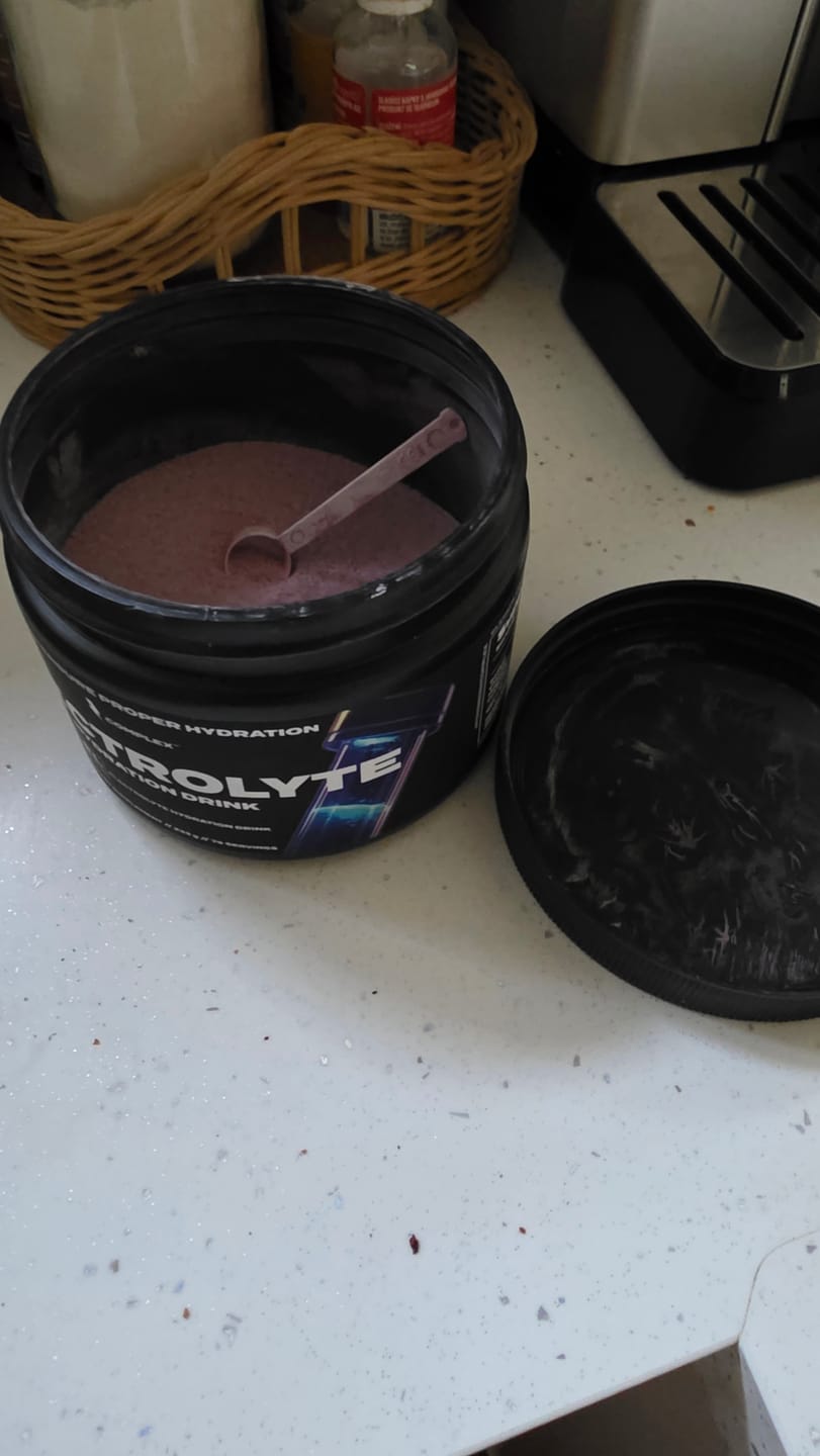 Customer photo review of Electrolyte Hydration Drink