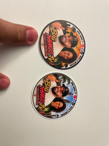 Customer photo review of 500 - 2.5" Custom Laminated Vinyl Stickers