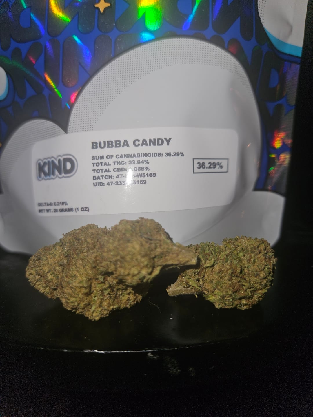 Customer photo review of Bubba Candy - 28 Grams - Indica