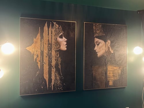 Customer review photo for Plaster Art Texture Painting #SGW474