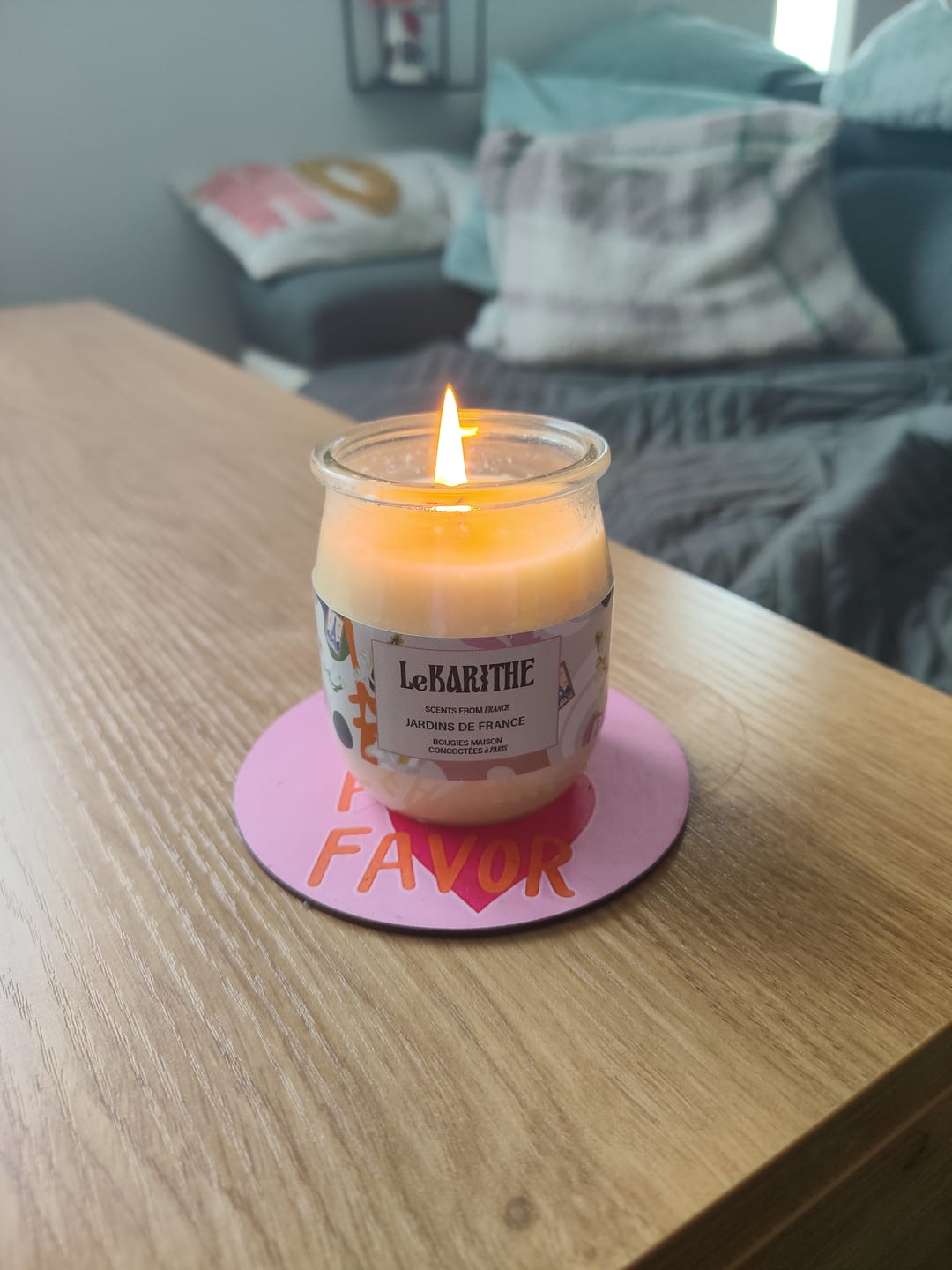 Customer photo review of Bougie Parfumée - Jardins de France