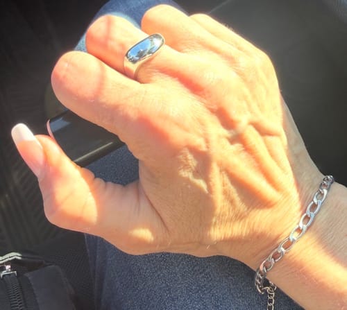 Customer photo review of Soho Ring - Silver