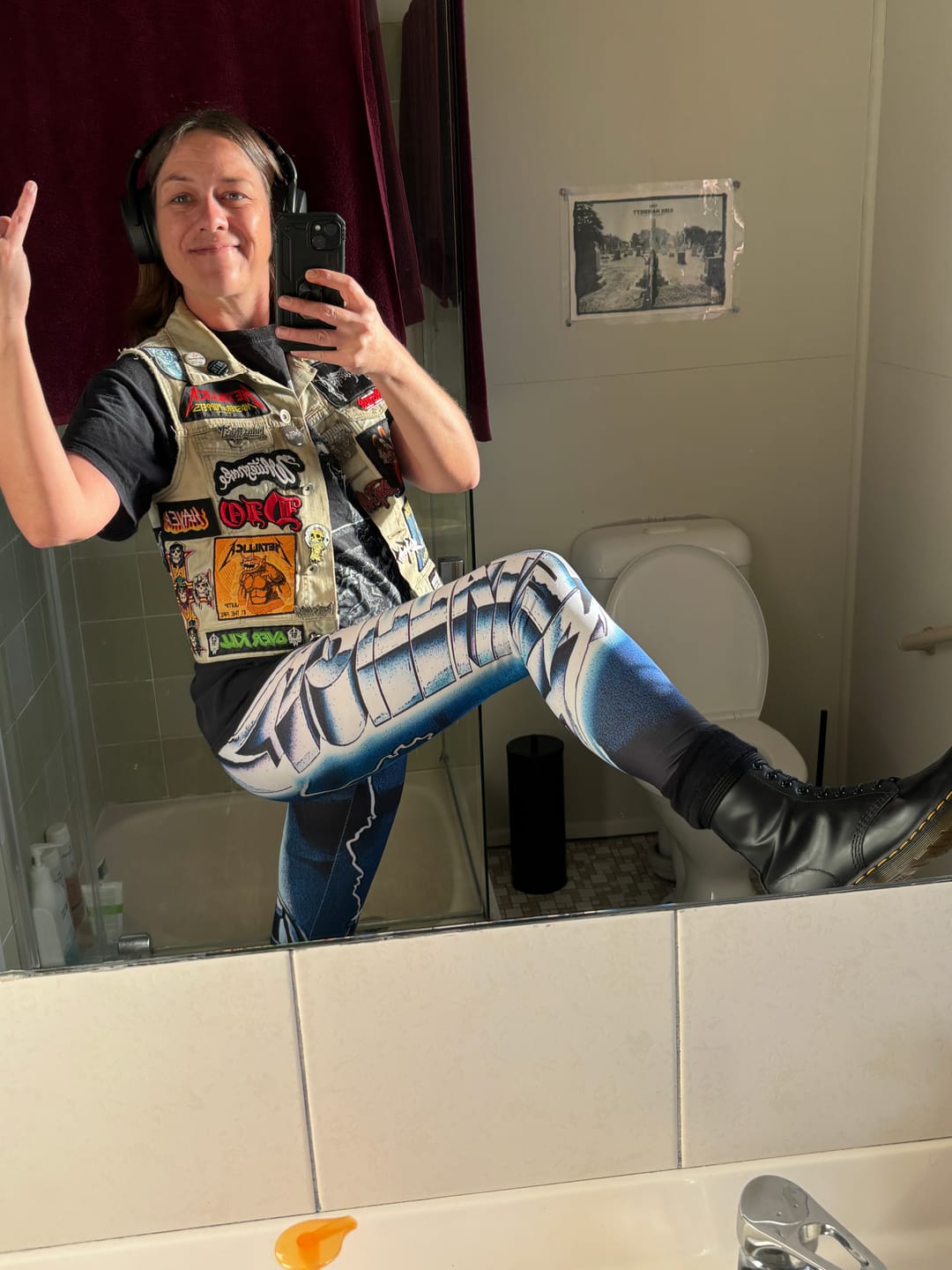 Customer photo review of Metallica - Ride The Lightning - Leggings
