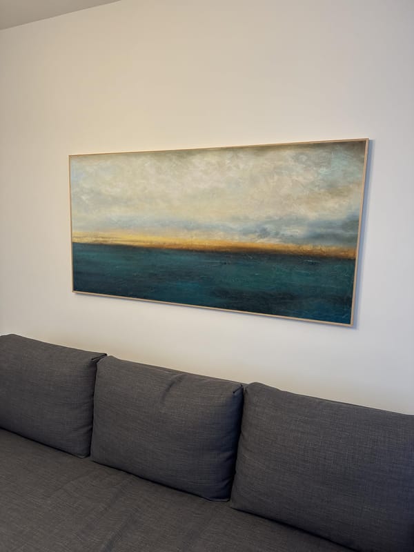 Customer photo review of Wabi Sabi Abstract Wall Art #WT027