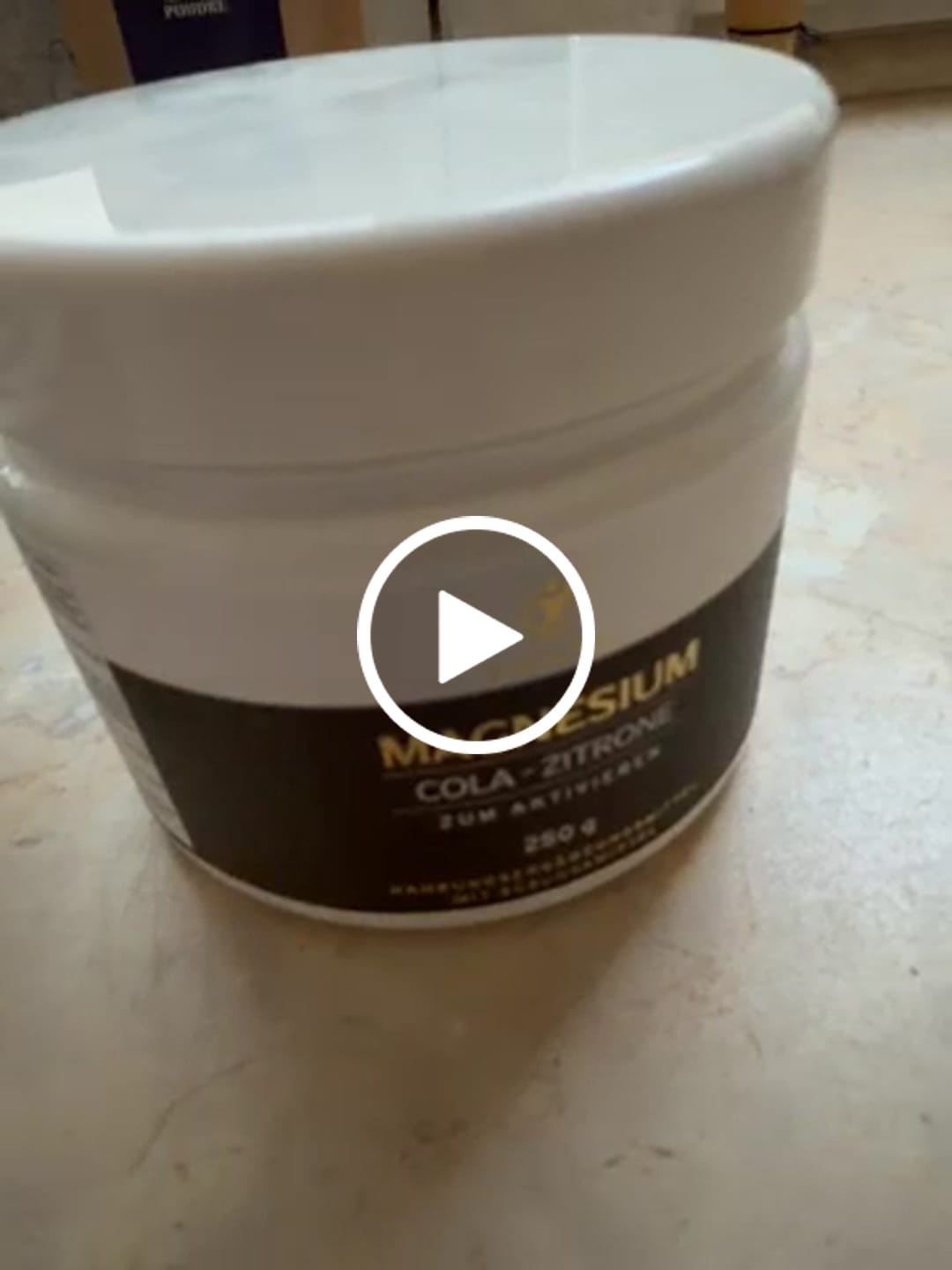 Customer video review of Ionisches Magnesium **Cola-Zitrone** 250g Dose