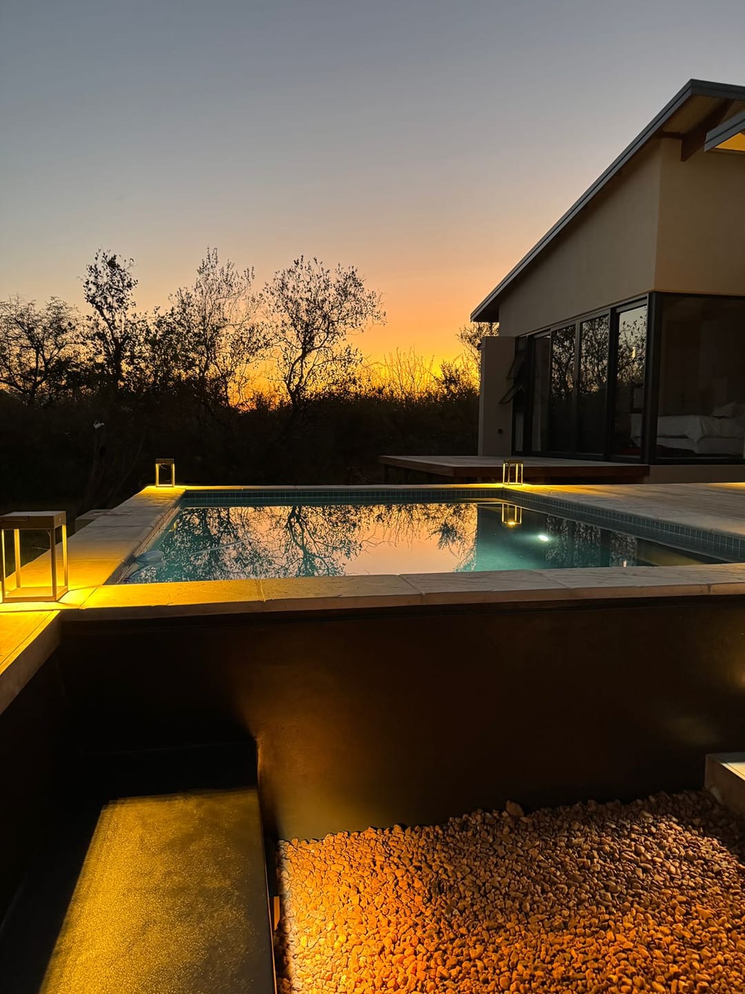 Customer photo review of Luxury Metal Solar Lantern