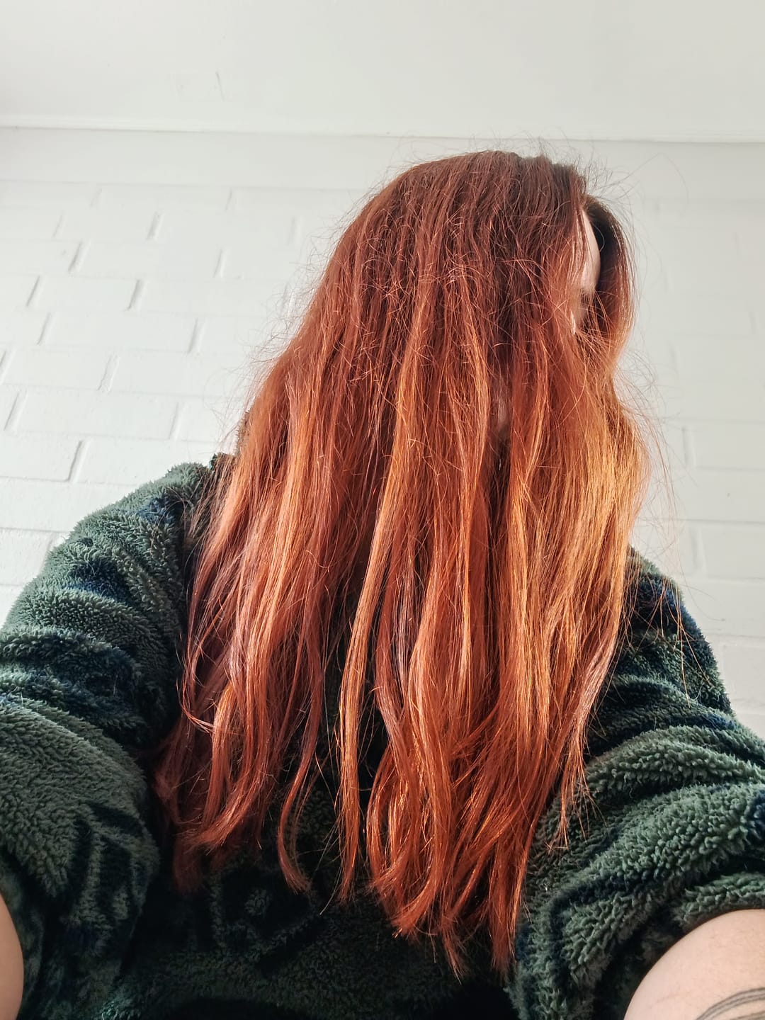 Customer photo review of Henna Jamila Hair -  Cobrizo Natural y Duradero