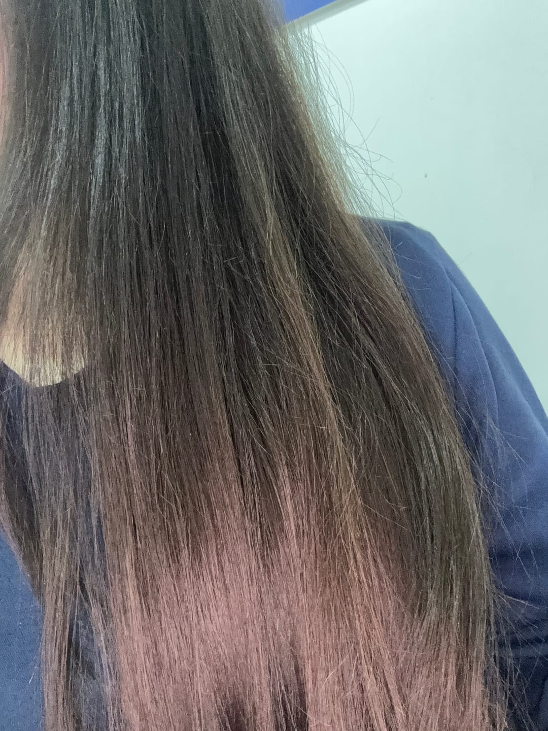 Customer photo review of leave-in com proteção térmica